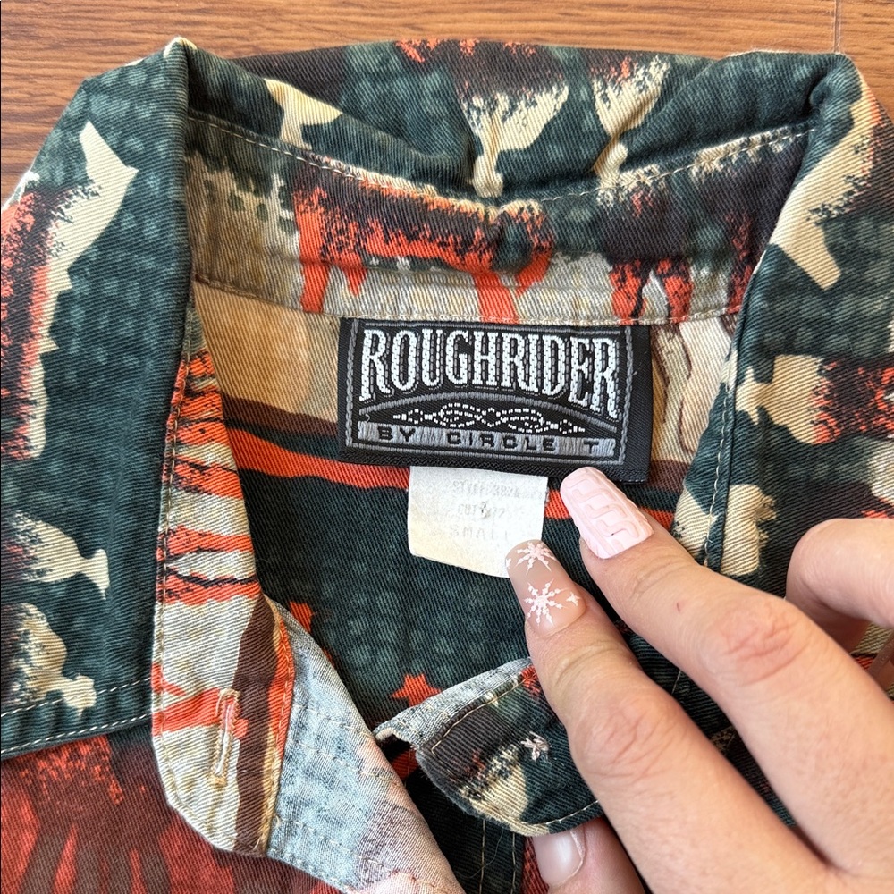 Roughrider by Circle T Cowboy Print Shirt - Picture 2 of 4